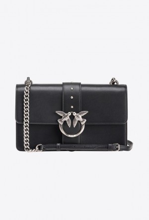 Pinko Classic Love Bag One Simply BLACK-OLD SILVER | SN-PKO32518