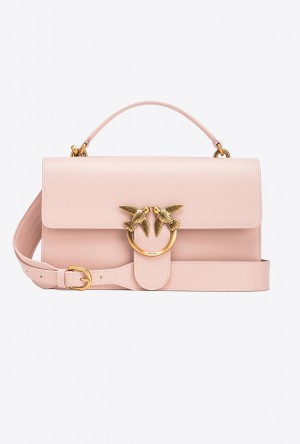 Pinko Classic Love Bag One Light PINK/DUSTY PINK-ANTIQUE GOLD | SN-PKO32469