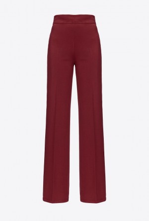 Pinko Flared Trousers BURGUNDY-PORT ROYALE | SN-PKO33901