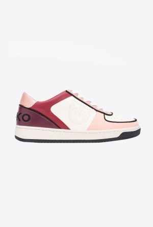 Pinko Pinko Basketball Sneakers | Acbc WHITE/PINK/RED | SN-PKO34132