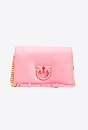 Pinko Pinko Galleria Classic Love Bag Click Puff PEONY-BRUSHED GOLD | SN-PKO32922