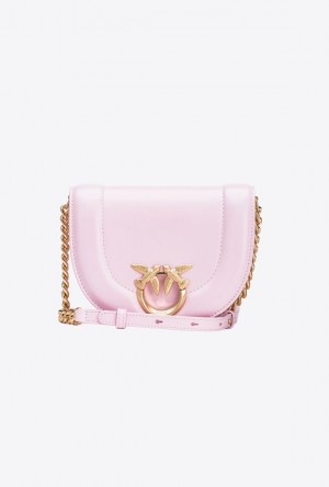 Pinko Pinko Galleria Mini Love Bag Click Round FESTIVAL BLOOM-BRUSHED GOLD | SN-PKO32952