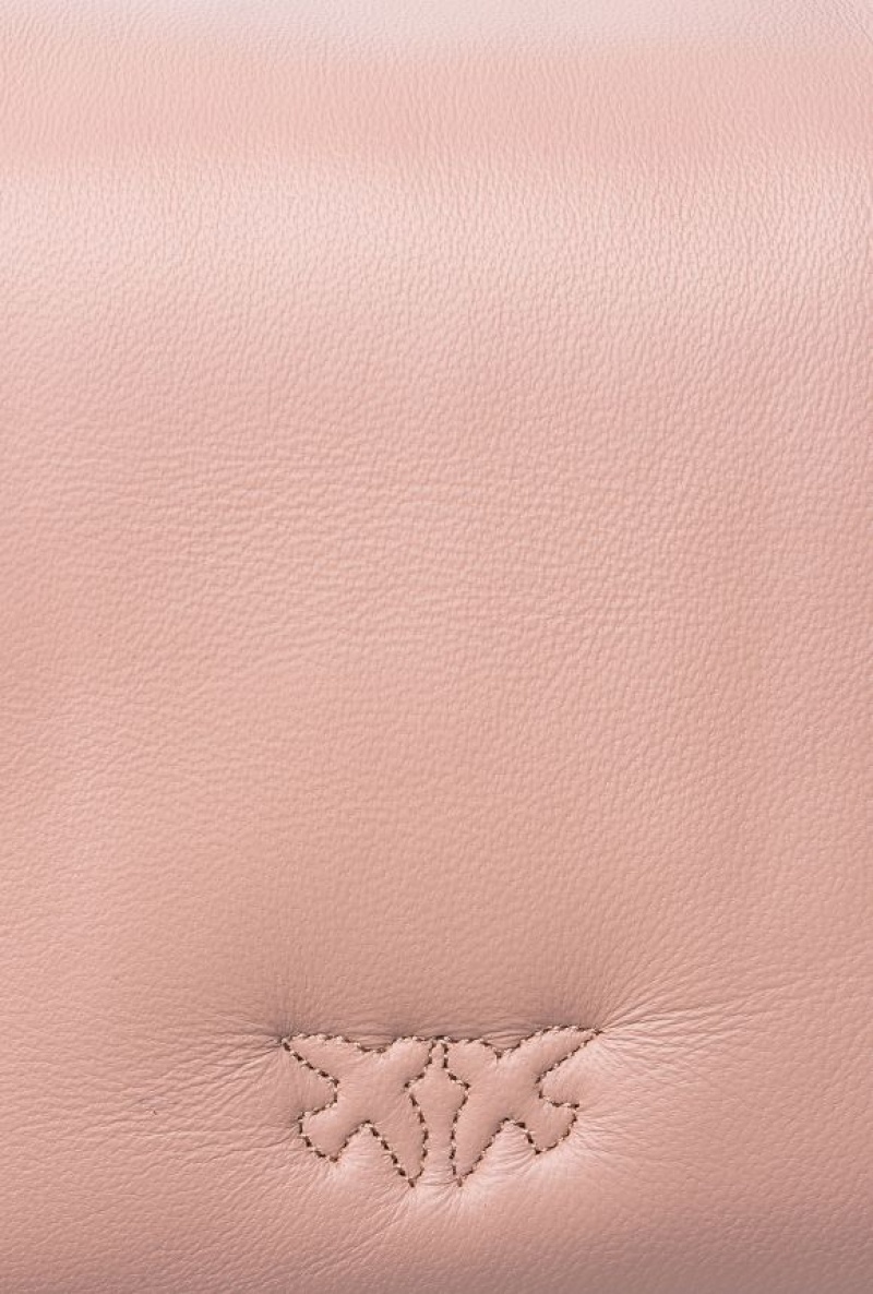 Pinko Baby Love Bag Click Puff In Nappa Leather POWDER PINK-BLOCK COLOUR | SN-PKO32689