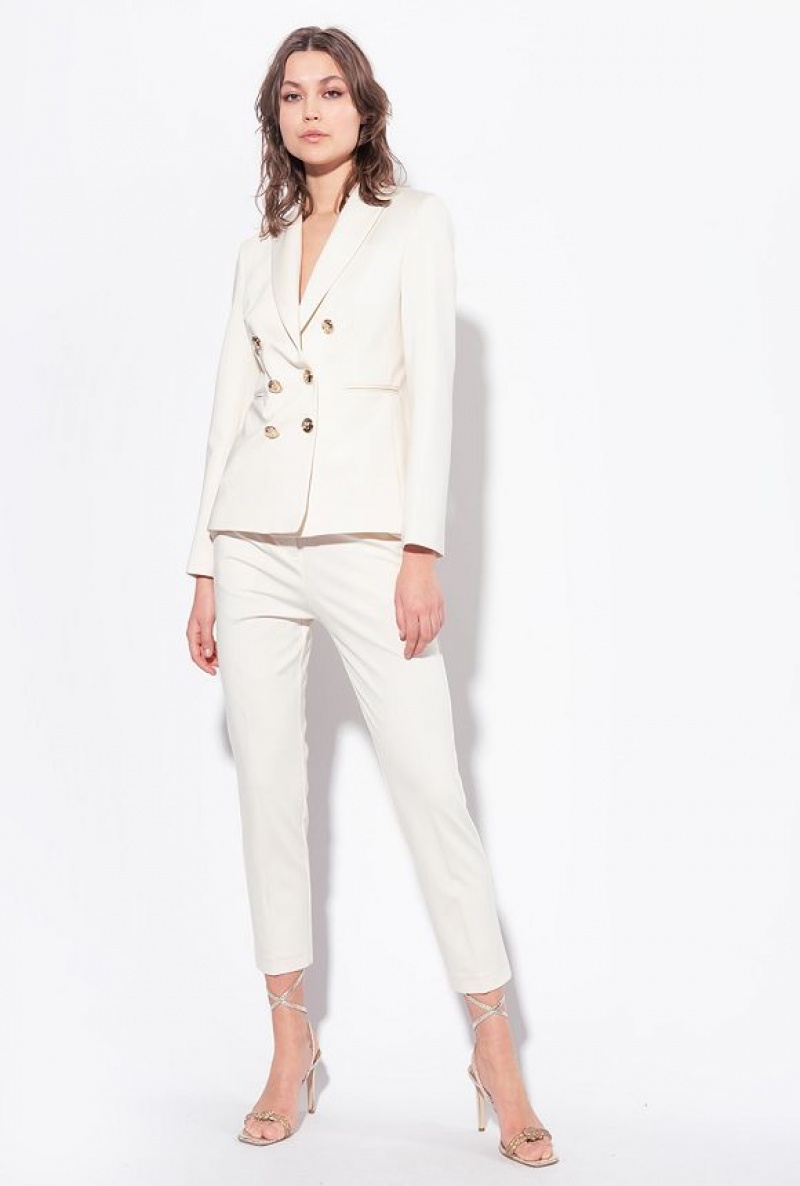 Pinko Blazer With Jewel Buttons PINK SMOKE WHITE | SN-PKO33887