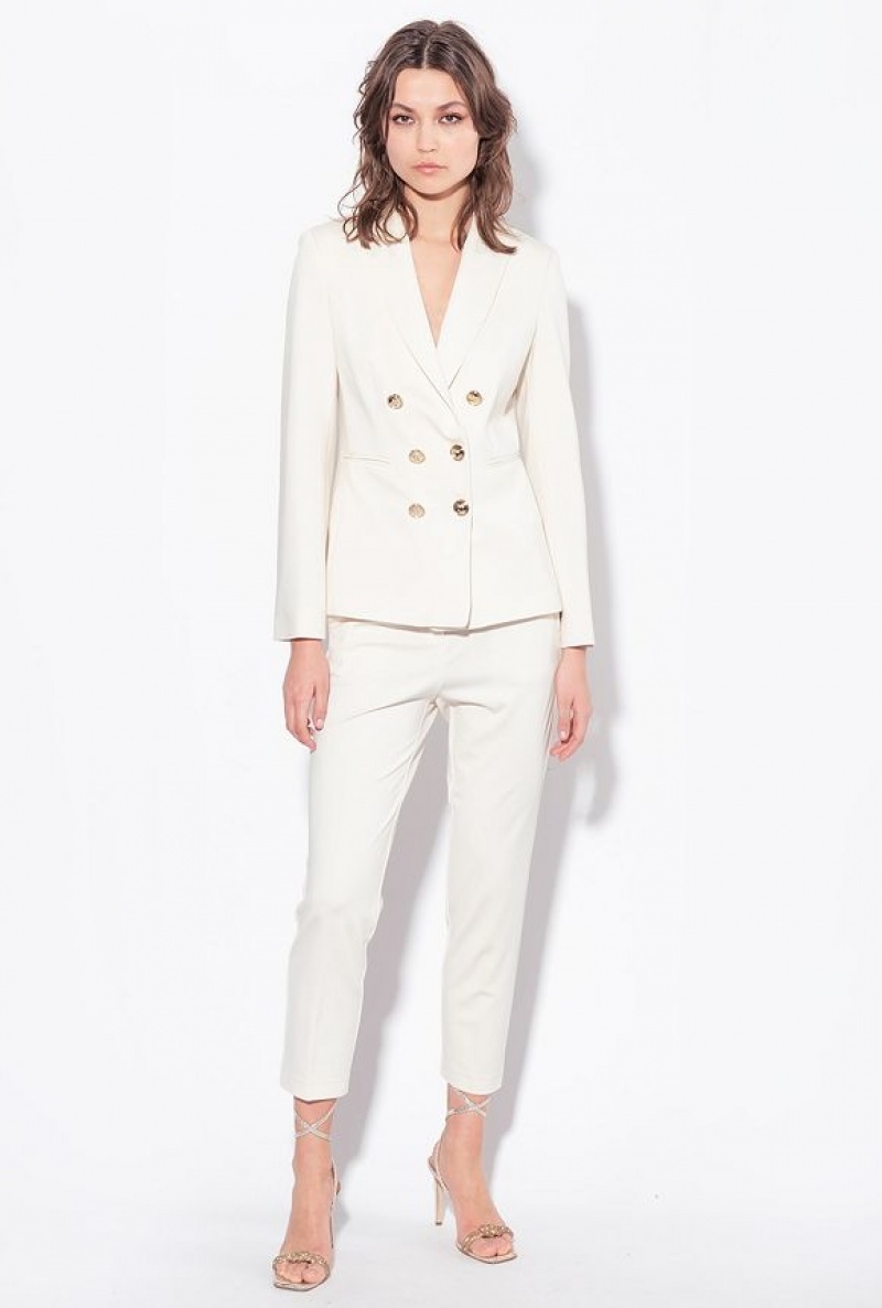 Pinko Blazer With Jewel Buttons PINK SMOKE WHITE | SN-PKO33887