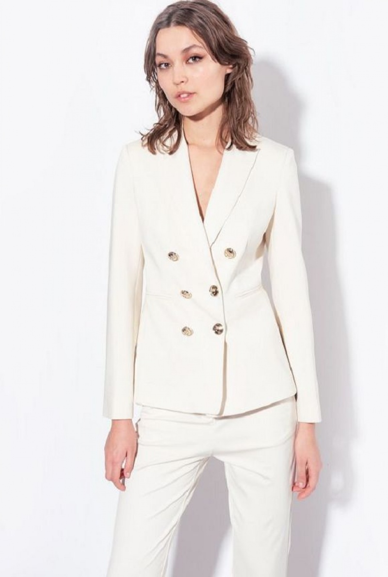 Pinko Blazer With Jewel Buttons PINK SMOKE WHITE | SN-PKO33887