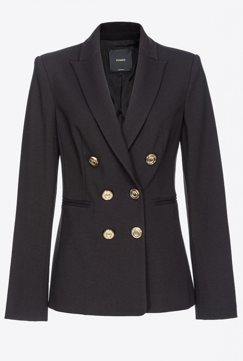 Pinko Blazer With Metal Buttons LIMO BLACK | SN-PKO33813