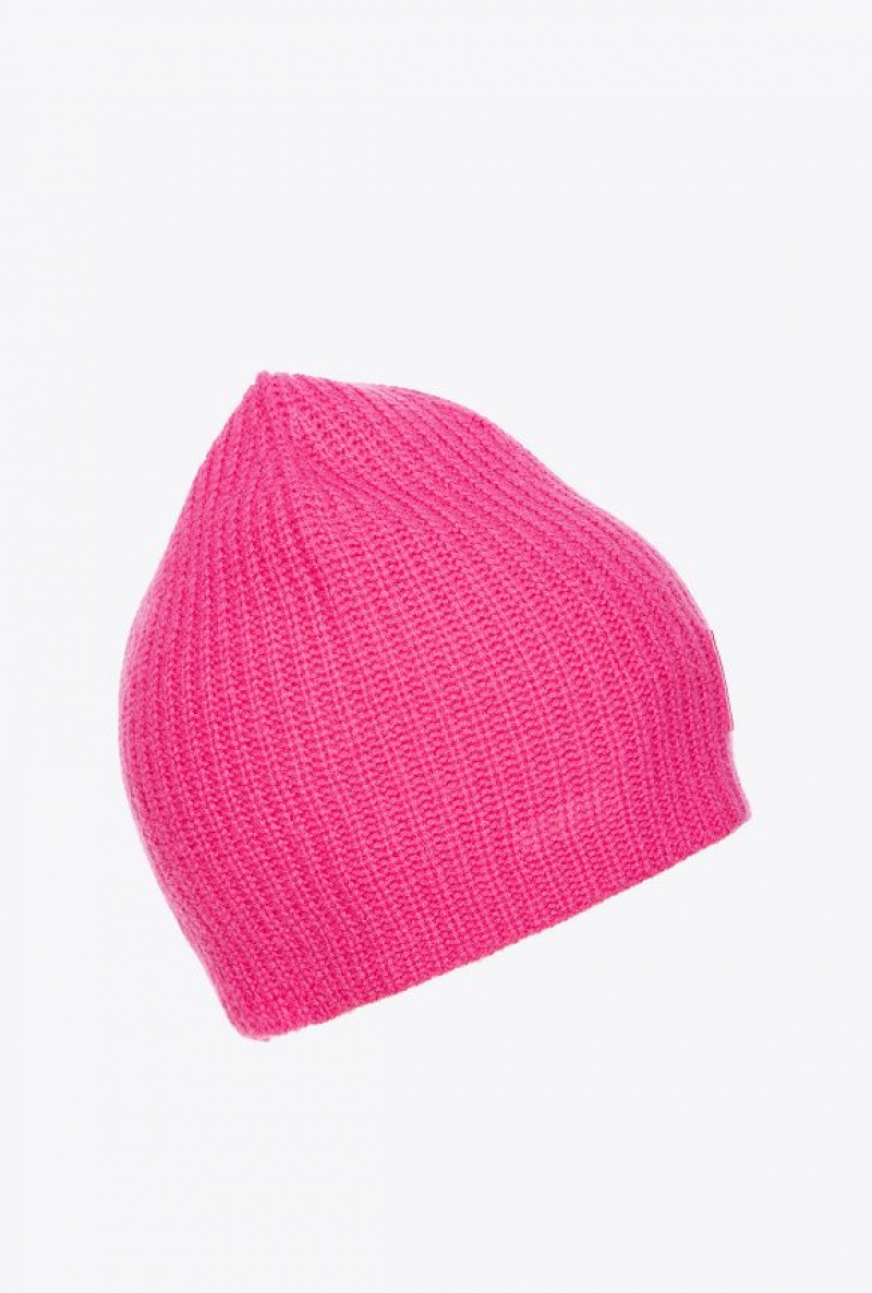 Pinko Cashmere Beanie BEETROOT | SN-PKO34361