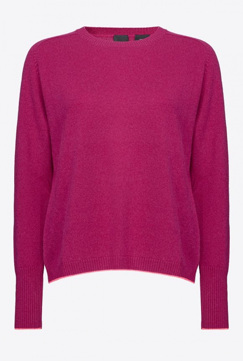 Pinko Cashmere Sweater MAGENTA PURPLE | SN-PKO33528