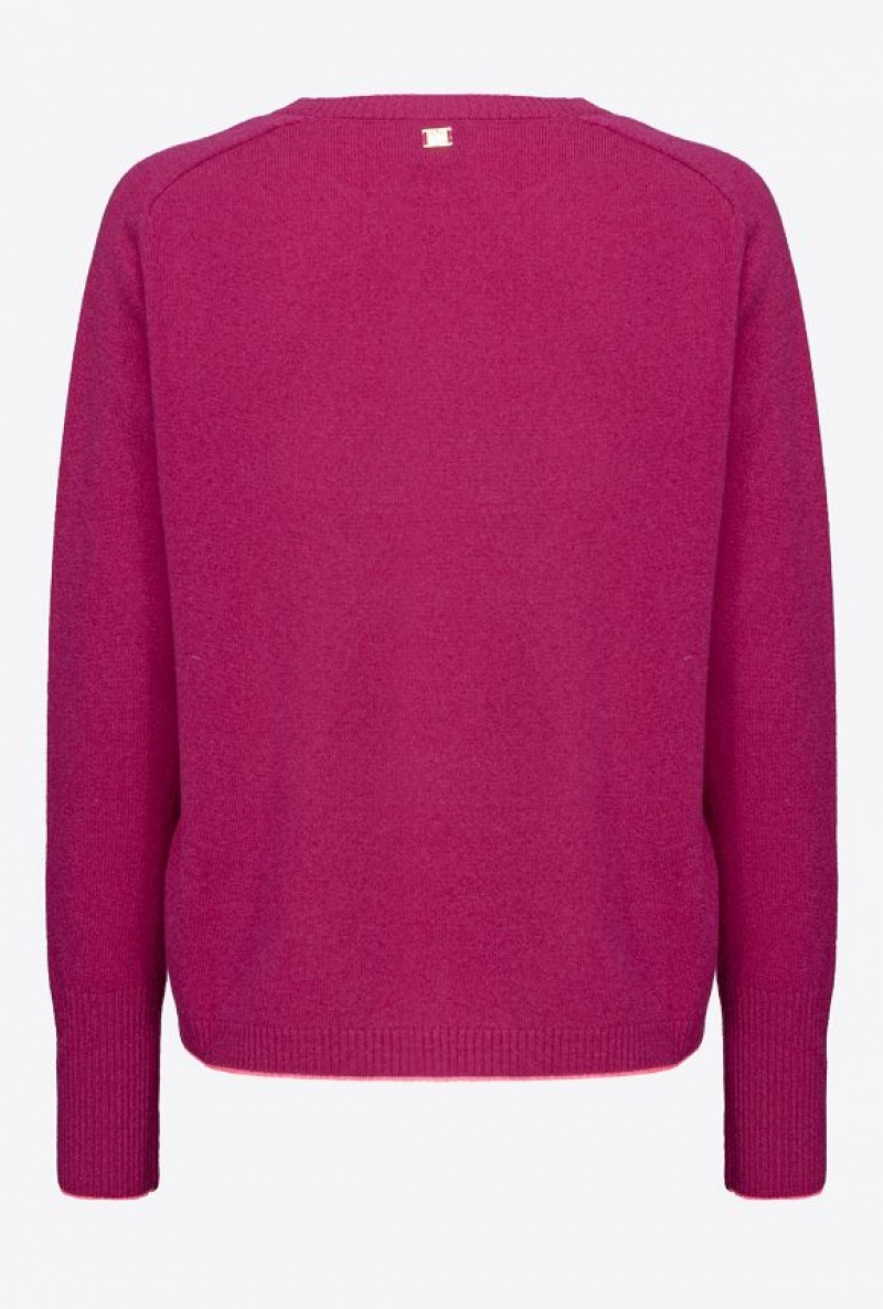 Pinko Cashmere Sweater MAGENTA PURPLE | SN-PKO33528