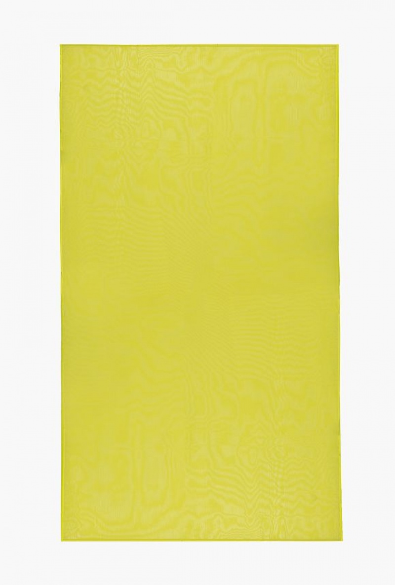 Pinko Chiffon Stole LIME YELLOW | SN-PKO34383