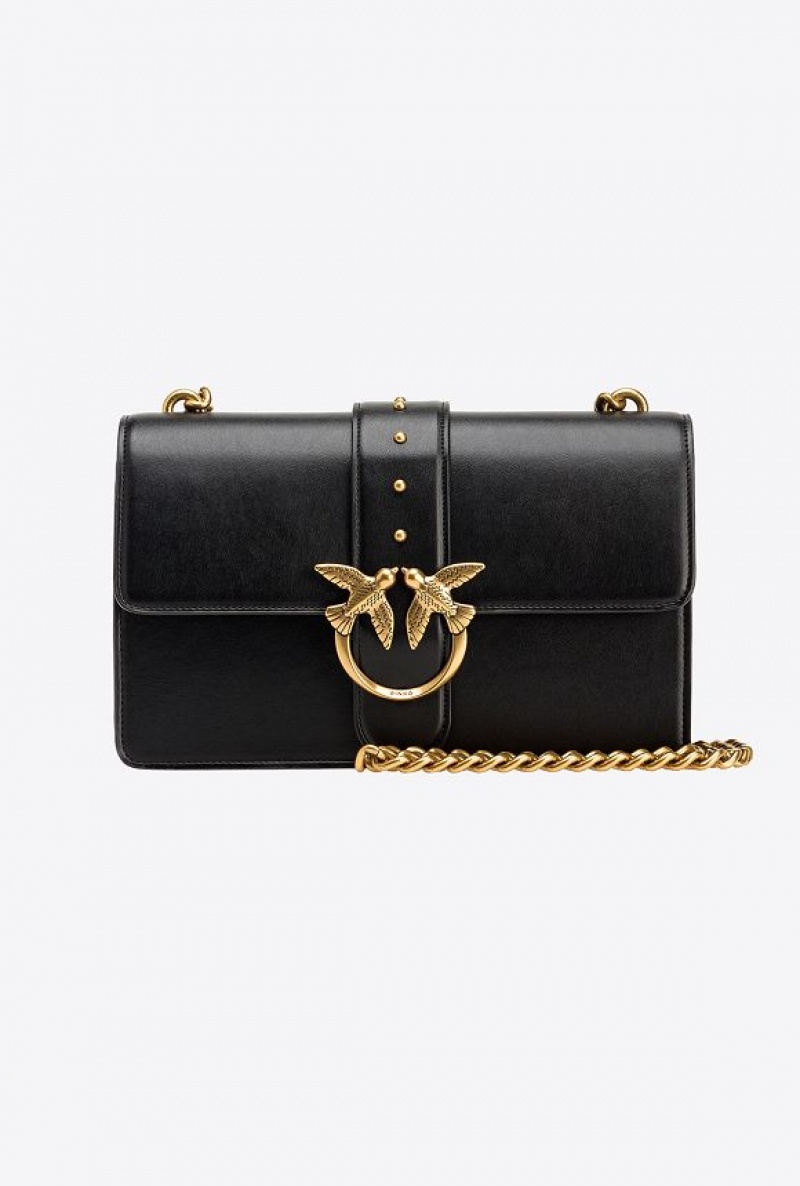 Pinko Classic Love Bag One Eva Limited Edition | Miomojo BLACK-ANTIQUE GOLD | SN-PKO32559