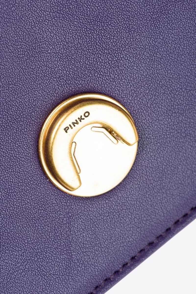 Pinko Classic Love Bag One Simply GRAPE PURPLE-ANTIQUE GOLD | SN-PKO32330