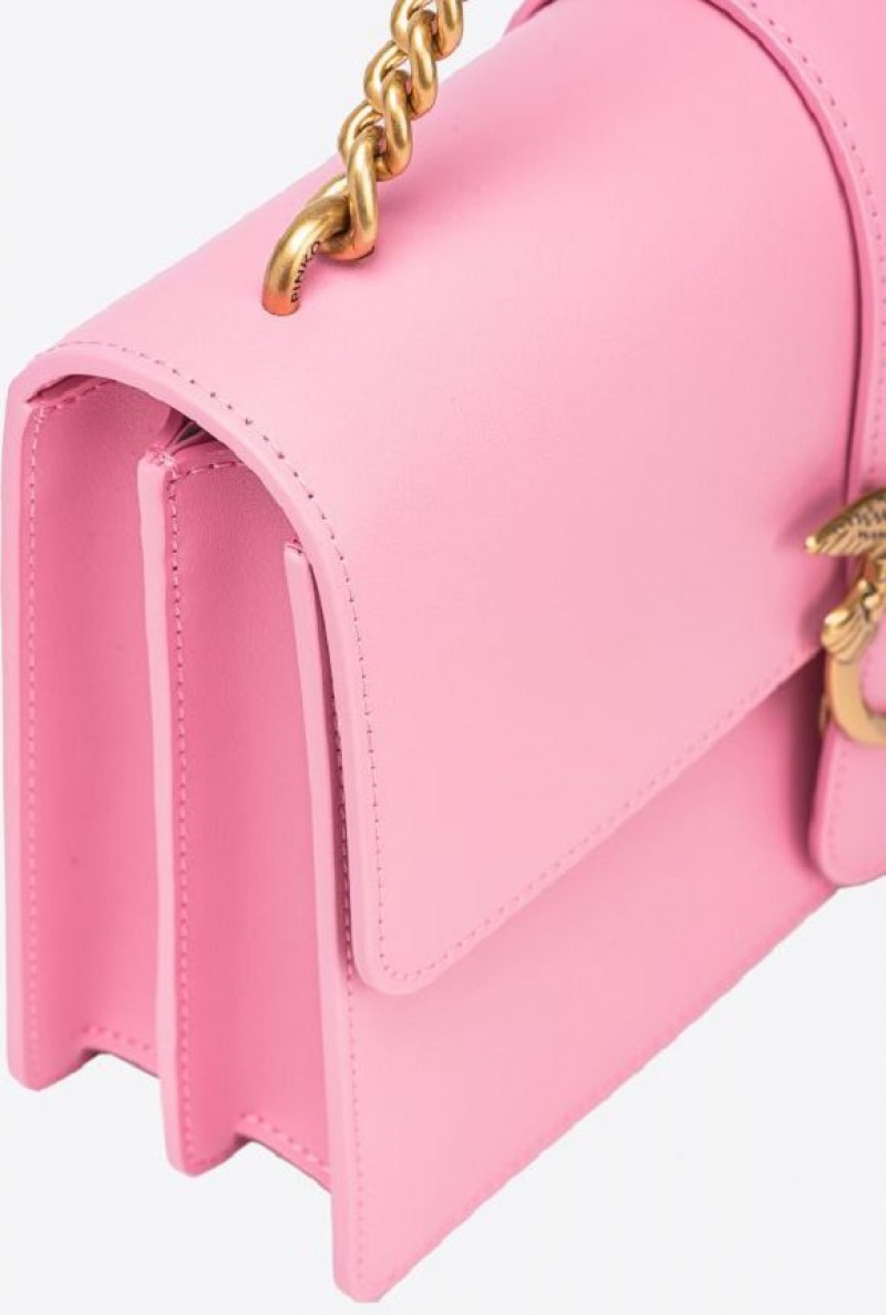 Pinko Classic Love Bag One Simply MARINE PINK-ANTIQUE GOLD | SN-PKO32609