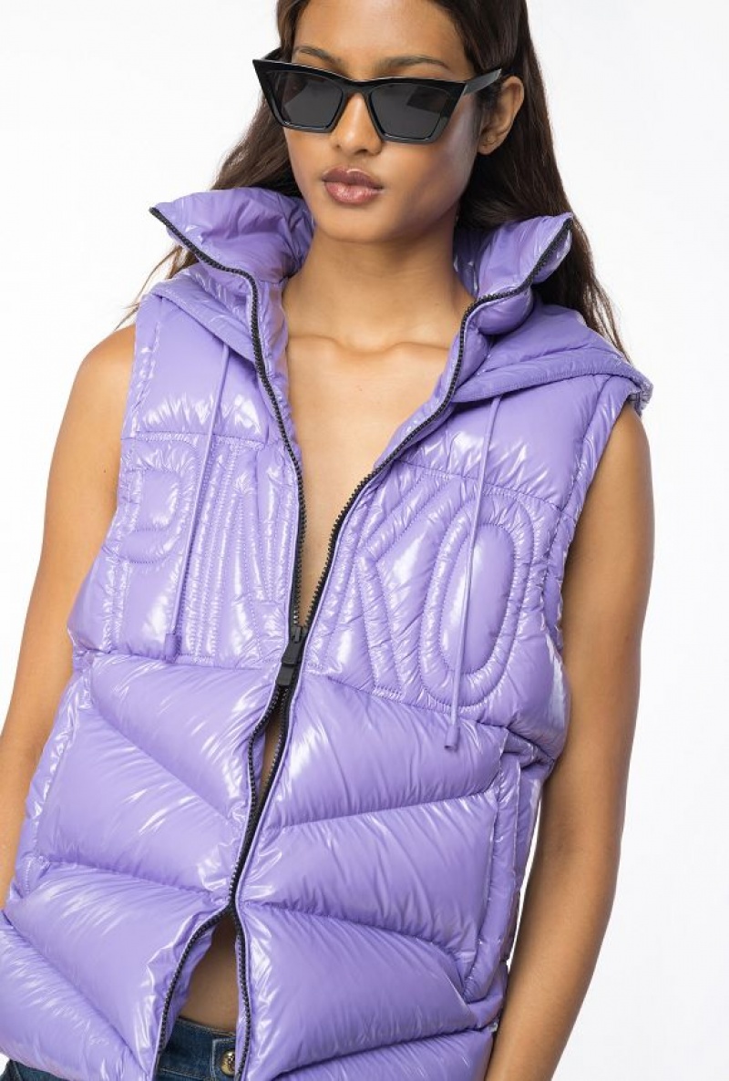 Pinko Down Vest KASHMIR PURPLE | SN-PKO33611