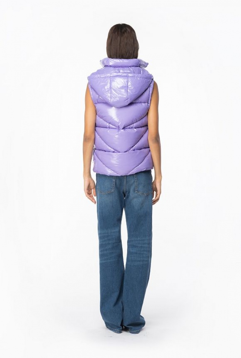 Pinko Down Vest KASHMIR PURPLE | SN-PKO33611