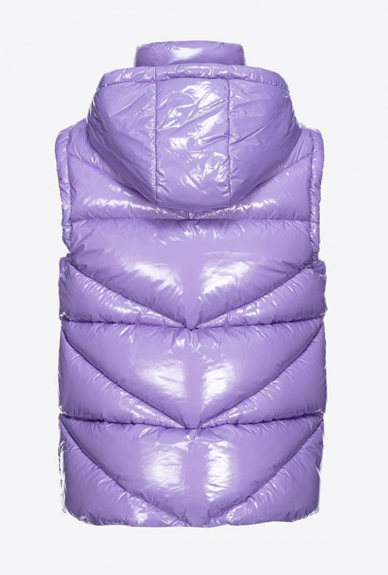 Pinko Down Vest KASHMIR PURPLE | SN-PKO33611