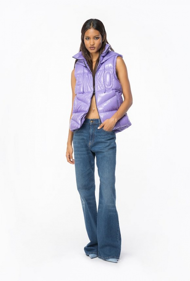 Pinko Down Vest KASHMIR PURPLE | SN-PKO33611