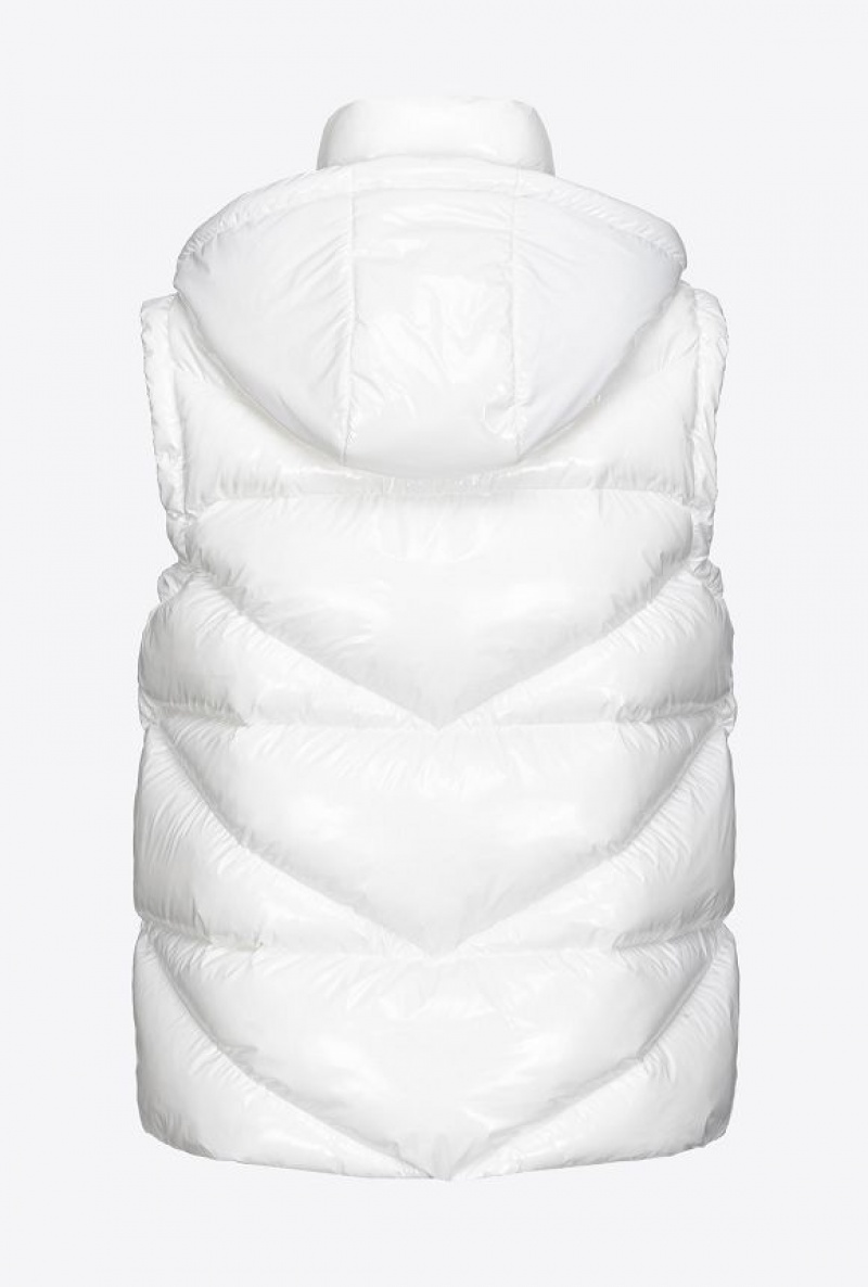 Pinko Down Vest SNOW WHITE | SN-PKO33612