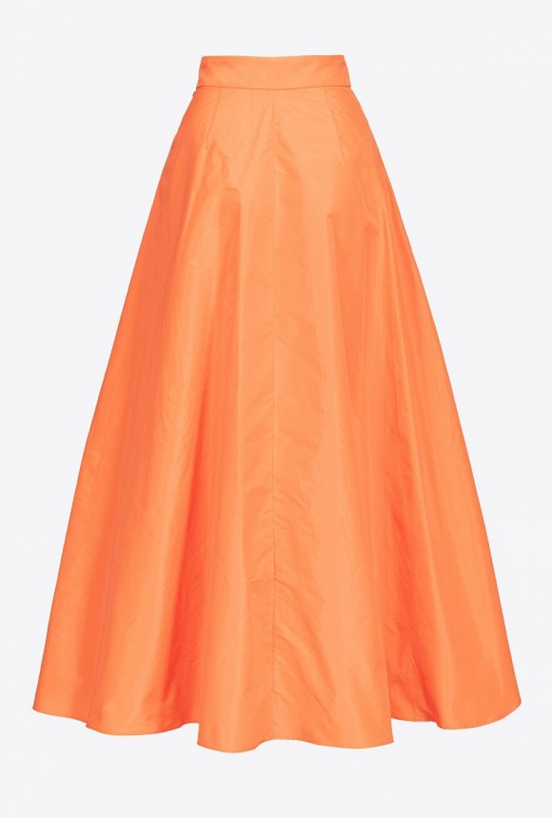 Pinko Elegant Maxi-skirt RED ORANGE | SN-PKO34055