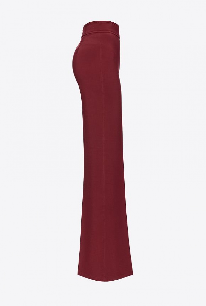 Pinko Flared Trousers BURGUNDY-PORT ROYALE | SN-PKO33901