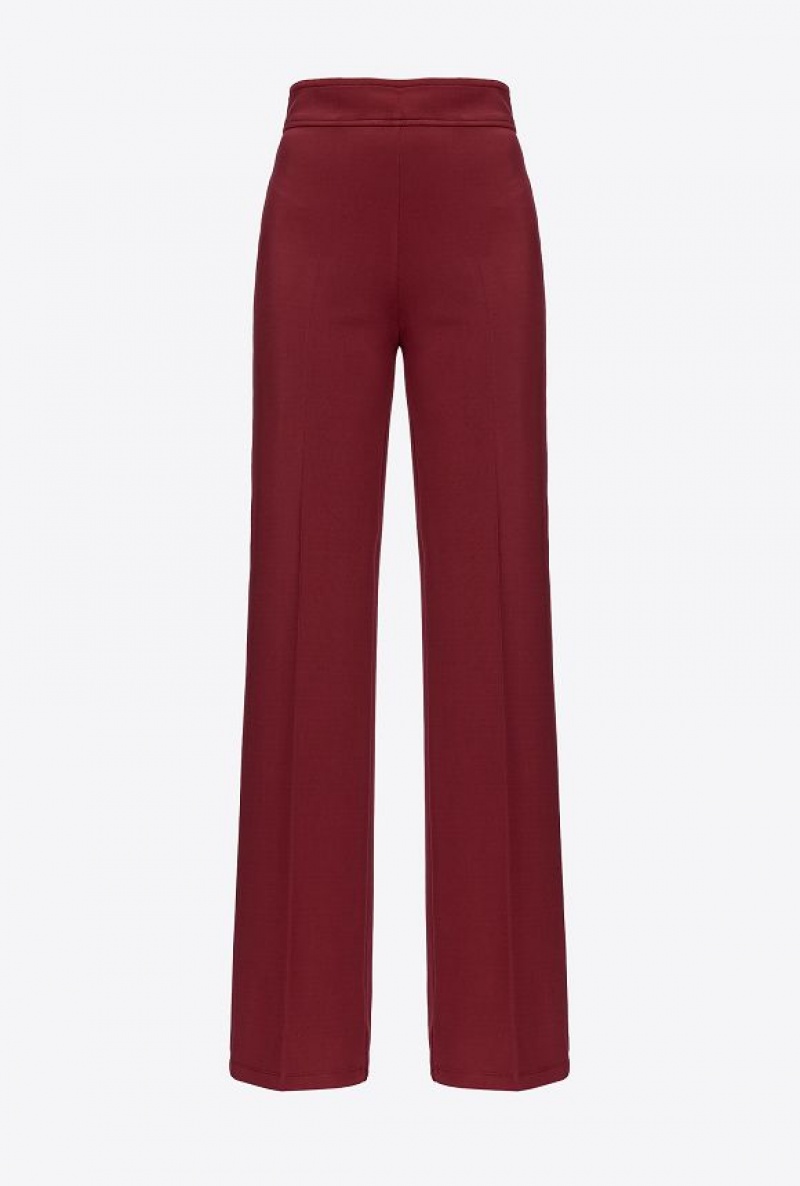 Pinko Flared Trousers BURGUNDY-PORT ROYALE | SN-PKO33901