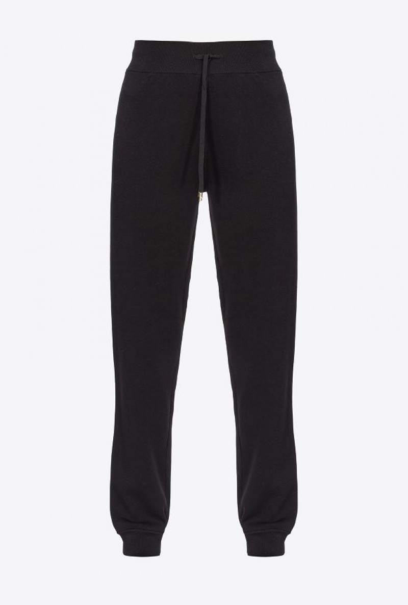 Pinko Fleece Joggers LIMO BLACK | SN-PKO33820