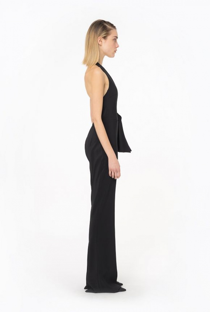 Pinko Halterneck Jumpsuit LIMO BLACK | SN-PKO32979