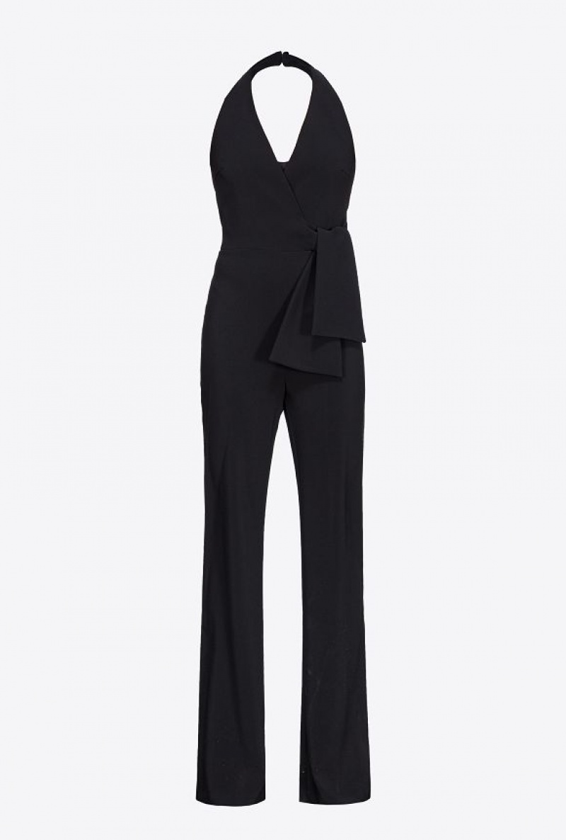 Pinko Halterneck Jumpsuit LIMO BLACK | SN-PKO32979