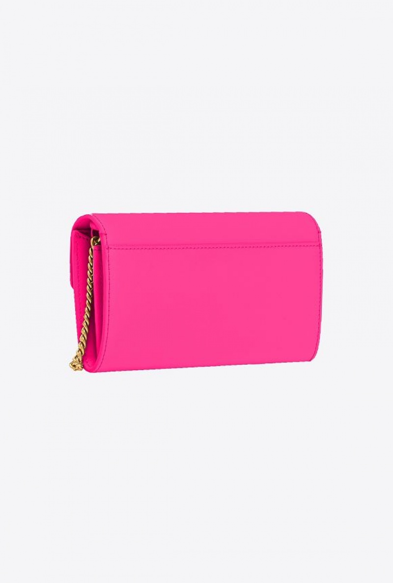 Pinko Love Bag One Wallet Simply PINKO PINK-ANTIQUE GOLD | SN-PKO32453