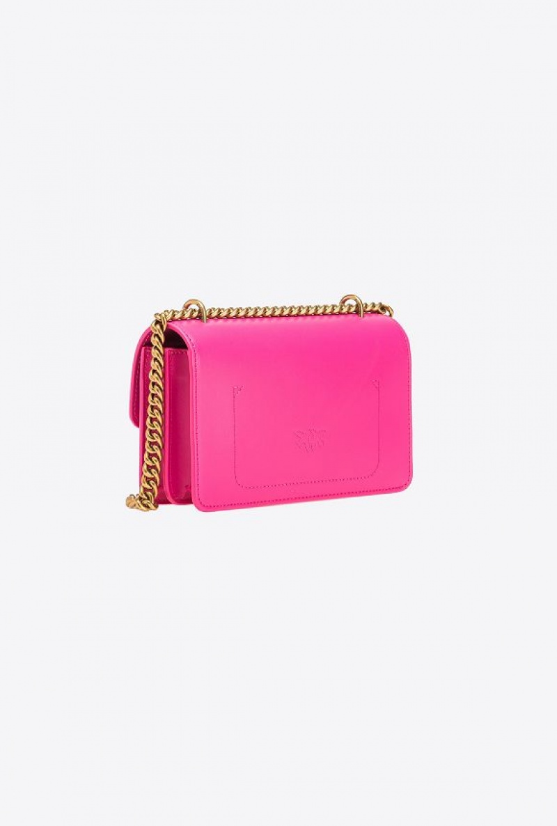 Pinko Mini Love Bag One Simply PINKO PINK-ANTIQUE GOLD | SN-PKO32707