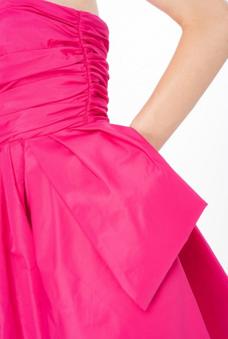 Pinko Mini Taffeta Dress BEETROOT | SN-PKO33063