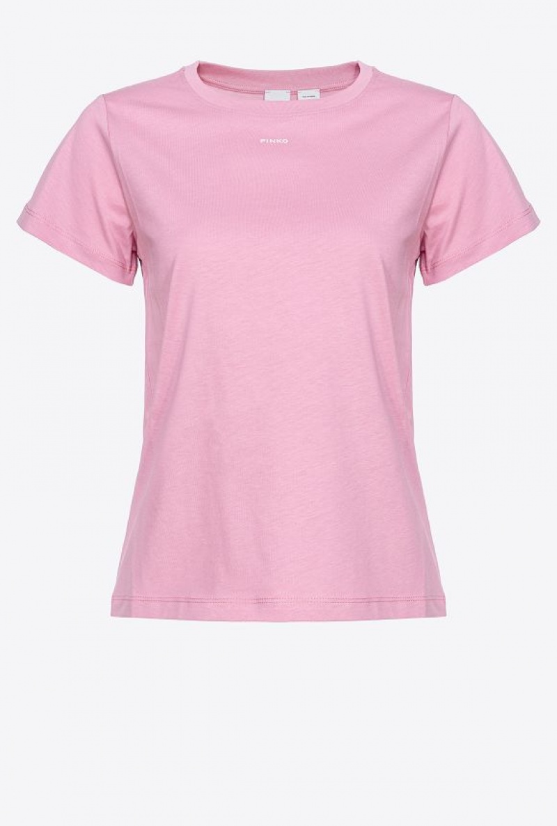 Pinko Mini-logo T-shirt ORCHID SMOKE | SN-PKO33268