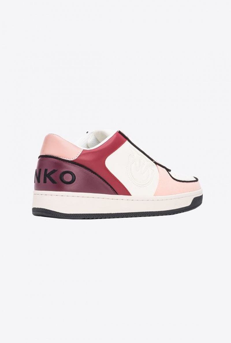 Pinko Pinko Basketball Sneakers | Acbc WHITE/PINK/RED | SN-PKO34132