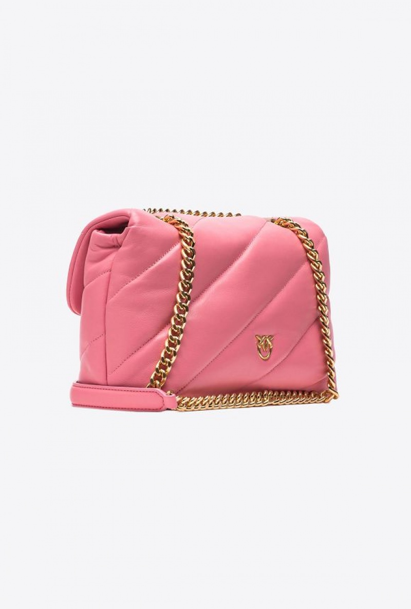 Pinko Pinko Galleria Classic Love Bag Puff PEONY-BRUSHED GOLD | SN-PKO32585