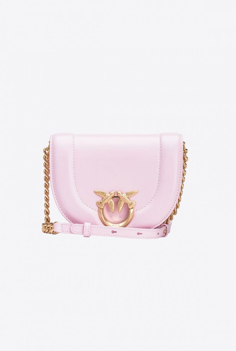 Pinko Pinko Galleria Mini Love Bag Click Round FESTIVAL BLOOM-BRUSHED GOLD | SN-PKO32341