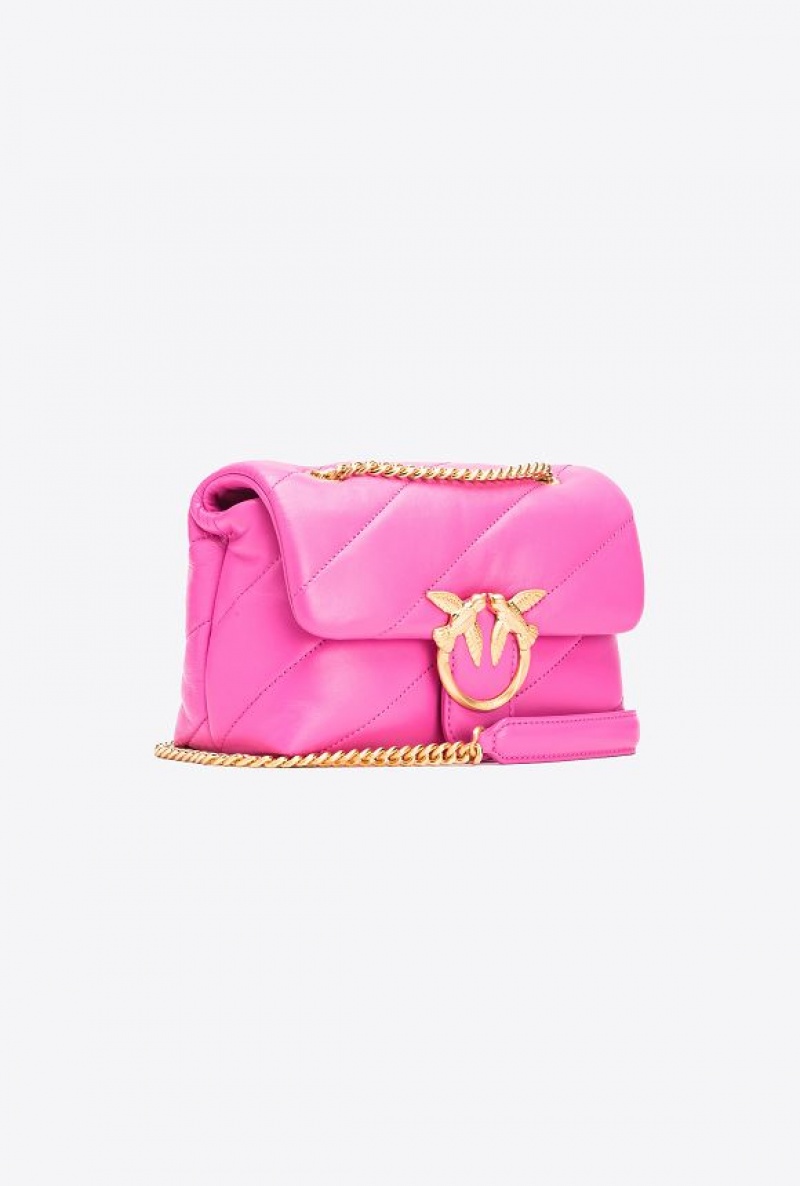 Pinko Pinko Galleria Mini Love Bag Puff STRAWBERRY-BRUSHED GOLD | SN-PKO32797