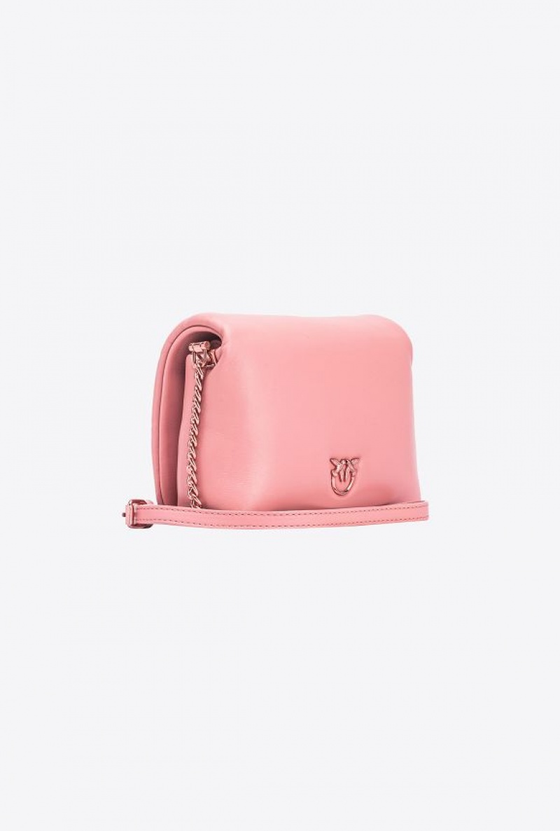 Pinko Pinko Galleria Nappa Leather Baby Love Bag Click Puff PINK-PINKISH BEIGE-BLOCK COLOUR | SN-PKO32346