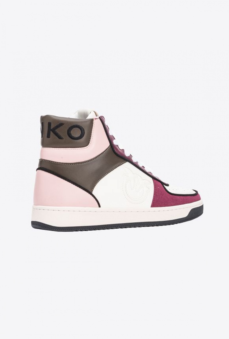 Pinko Pinko High-top Basketball Sneakers | Acbc BRUSHED GOLD | SN-PKO34124