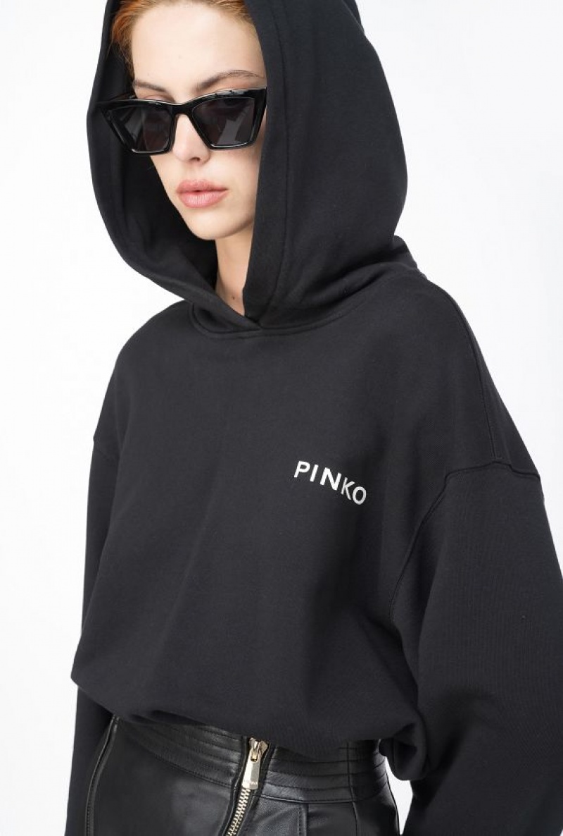 Pinko Pinko Lady Hoodie LIMO BLACK | SN-PKO33422