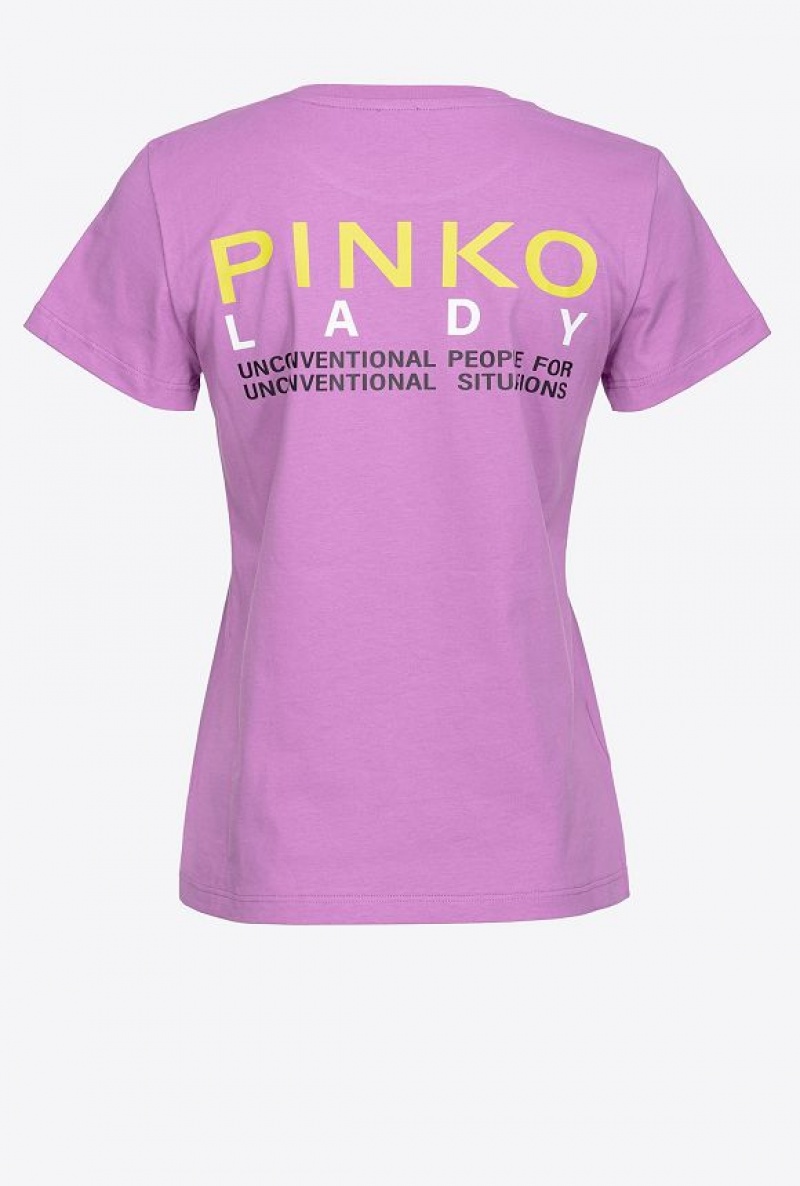 Pinko Pinko Lady T-shirt ORCHID IRIS | SN-PKO33361