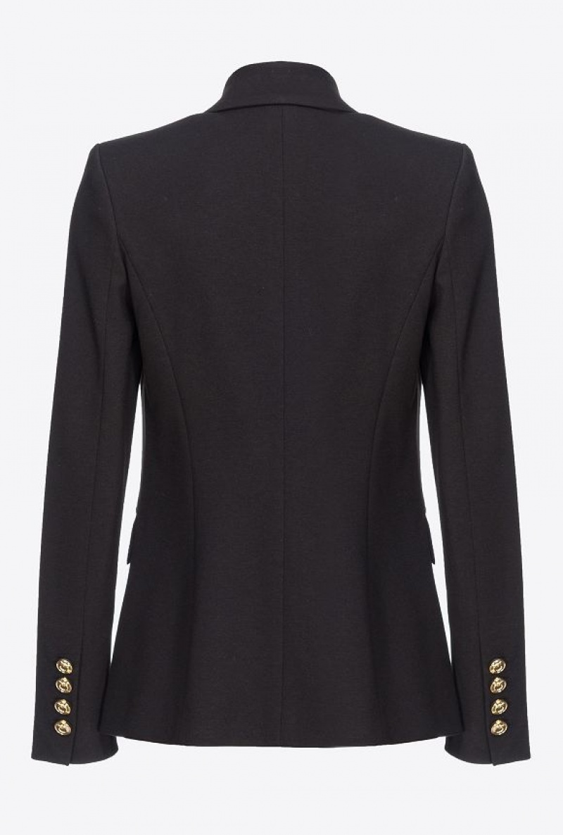 Pinko Single-breasted Blazer LIMO BLACK | SN-PKO33925