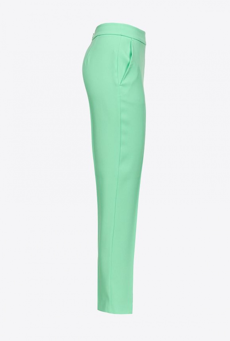 Pinko Slim-fit Trousers In Stretch Crepe T38 | SN-PKO33686