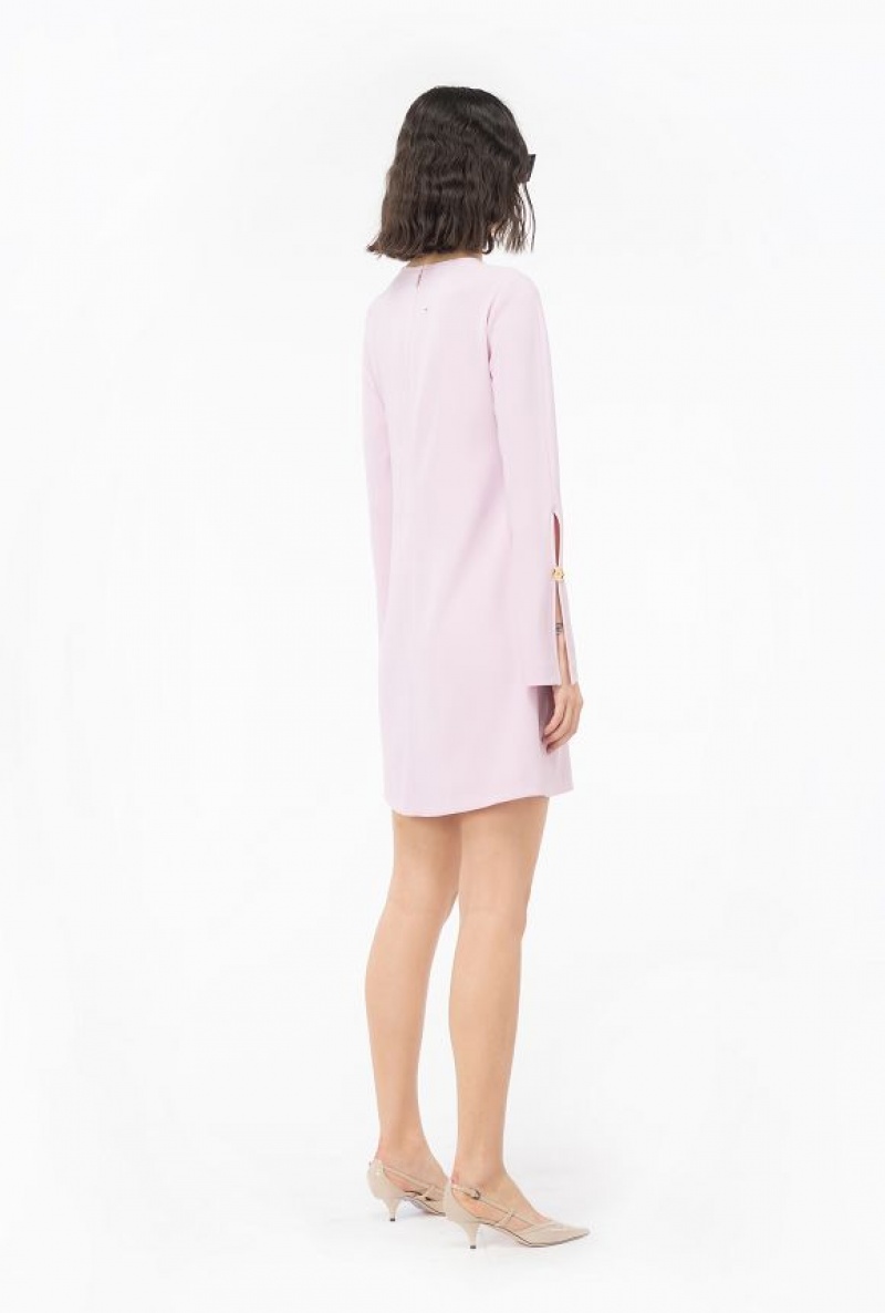 Pinko Stretch Crepe Mini Dress ORCHID SMOKE | SN-PKO32980