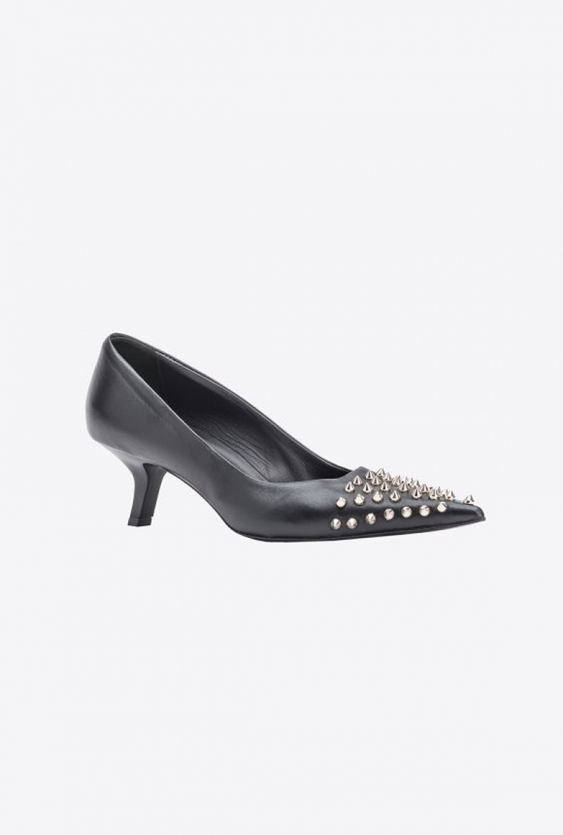 Pinko Studded Pumps LIMO BLACK | SN-PKO34150