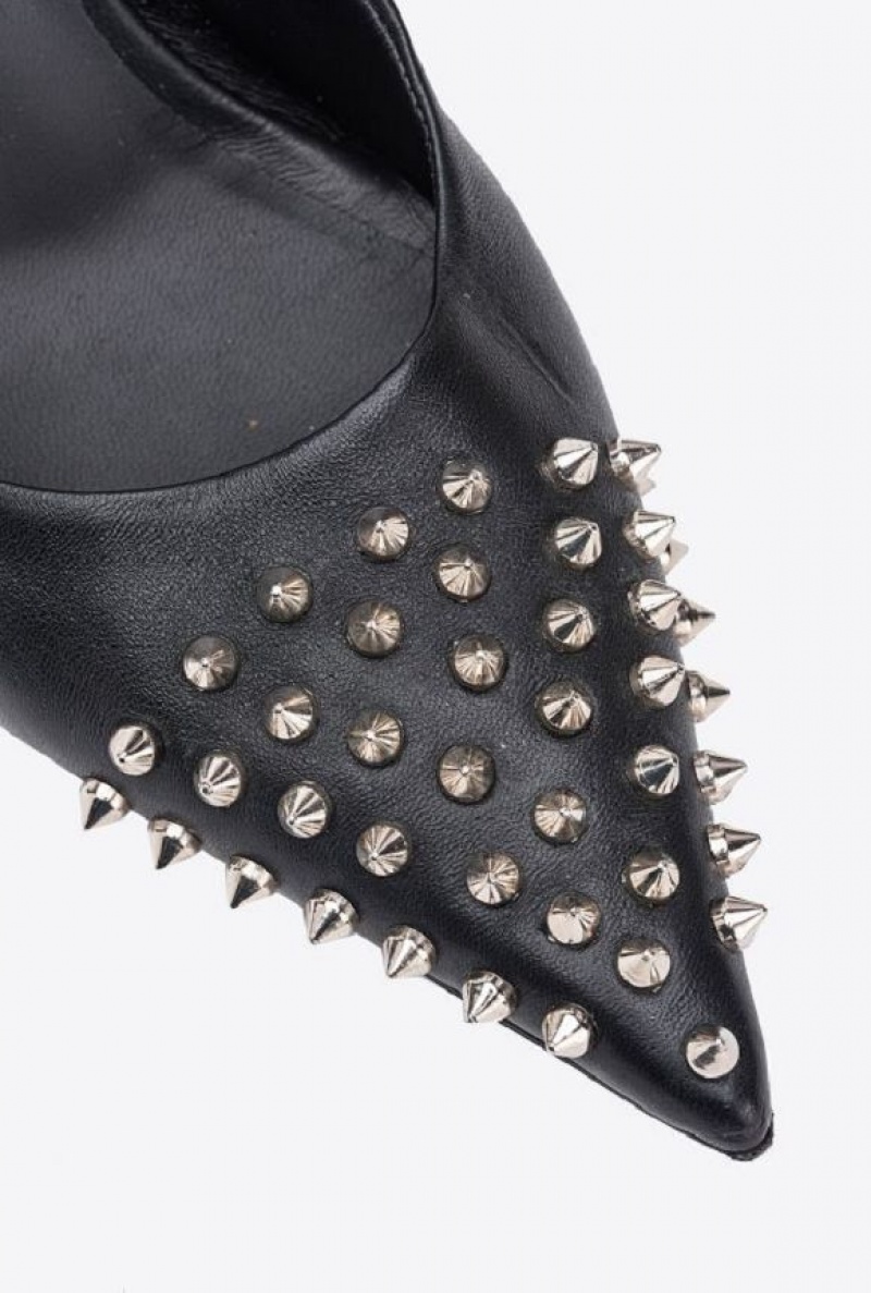 Pinko Studded Pumps LIMO BLACK | SN-PKO34150