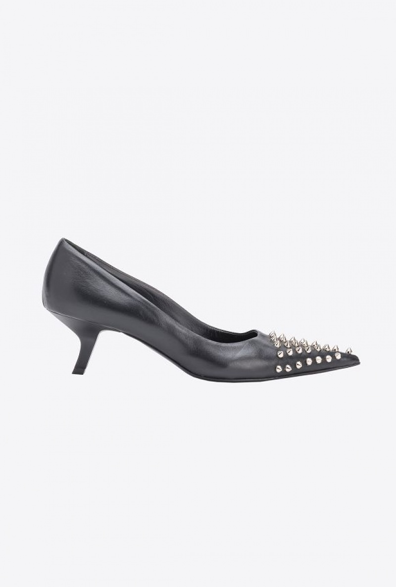 Pinko Studded Pumps LIMO BLACK | SN-PKO34150