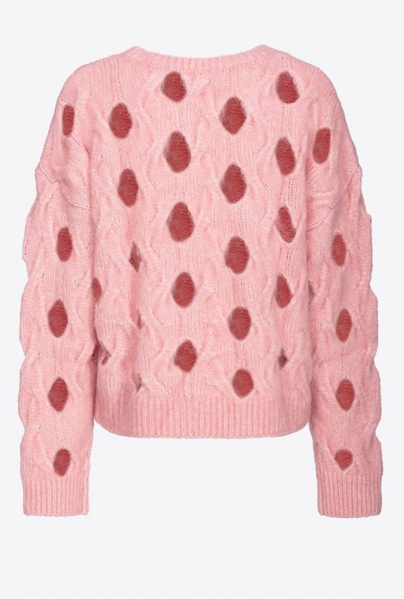 Pinko Wool-blend Sweater With Openwork PEONY | SN-PKO33503